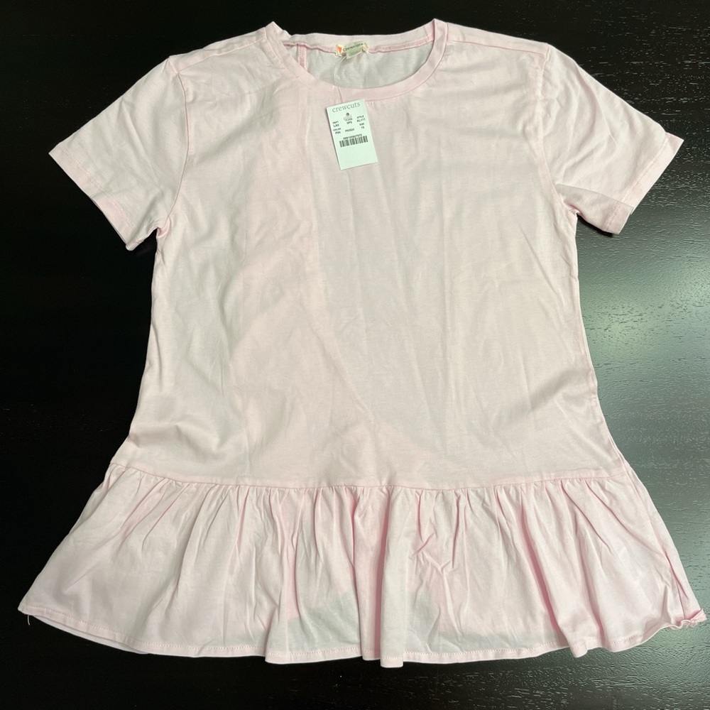 Crewcuts Girls' Light Pink Short Sleeve Top